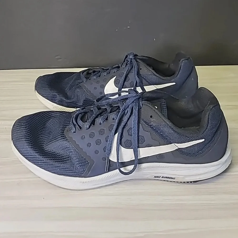 Nike Downshifter Tennis Shoe - Mens - Navy Blue - Size 12